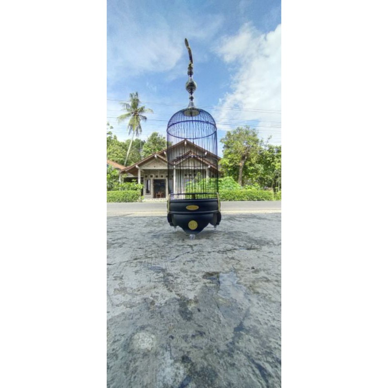 sangkar pleci tebok kayu