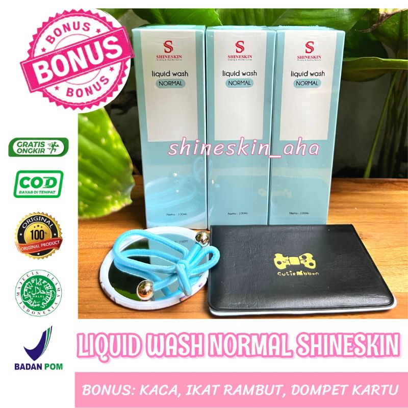 LIQUID WASH NORMAL SHINESKIN/FACIAL WASH NORMAL SHINESKIN/SABUN NORMAL SHINESKIN