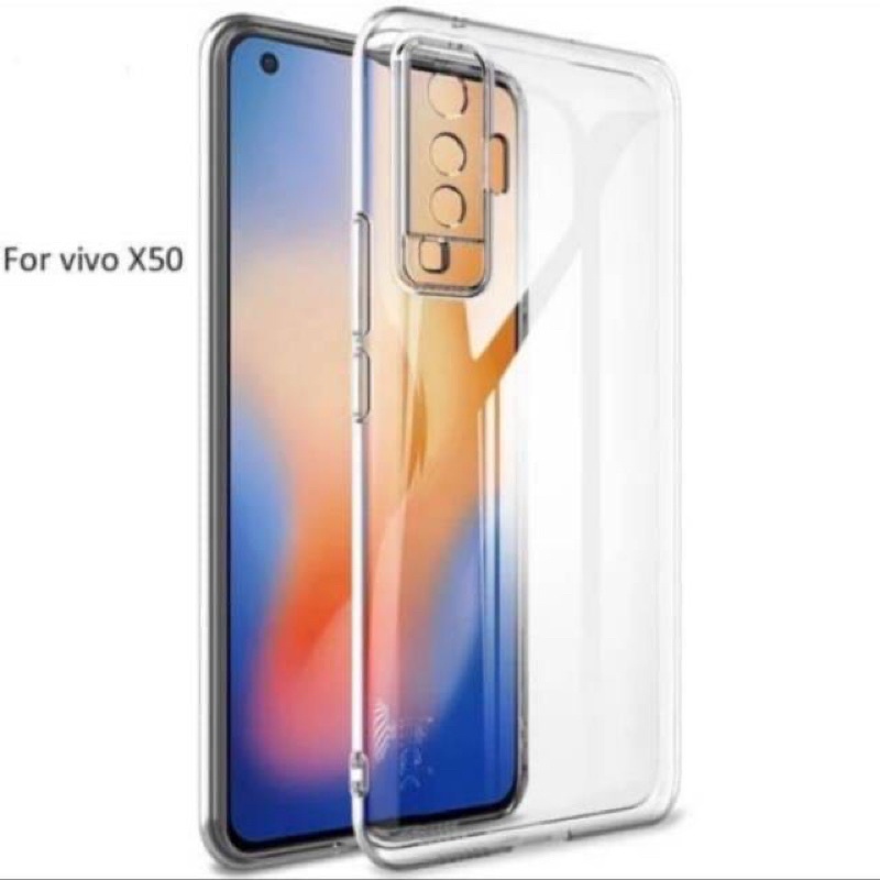 Vivo X60 X60Pro X50 X50Pro Softcase Bening Cover Shockproff Silikon Soft Case Vivo X50