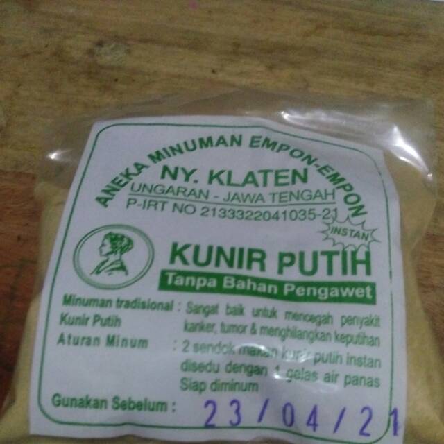 

Kunir Putih Minuman Serbuk Empon-Empon