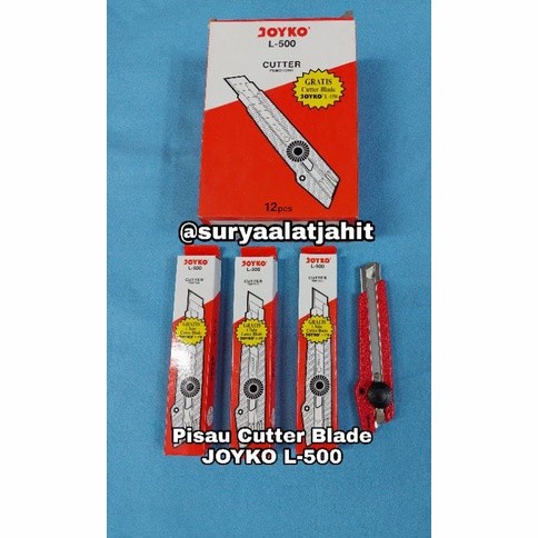 

Bergaransi Pisau Cutter Blade Joyko L-500 (1Pcs) Hemat