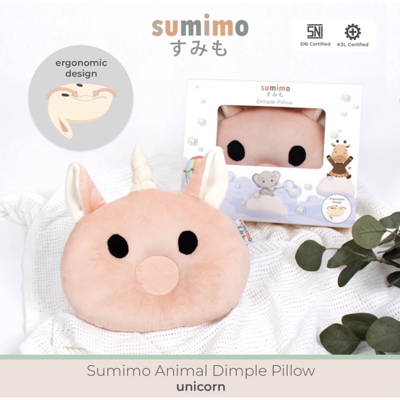 Dimple Pillow / Bantal Peyang Bayi Sumimo Fluffy