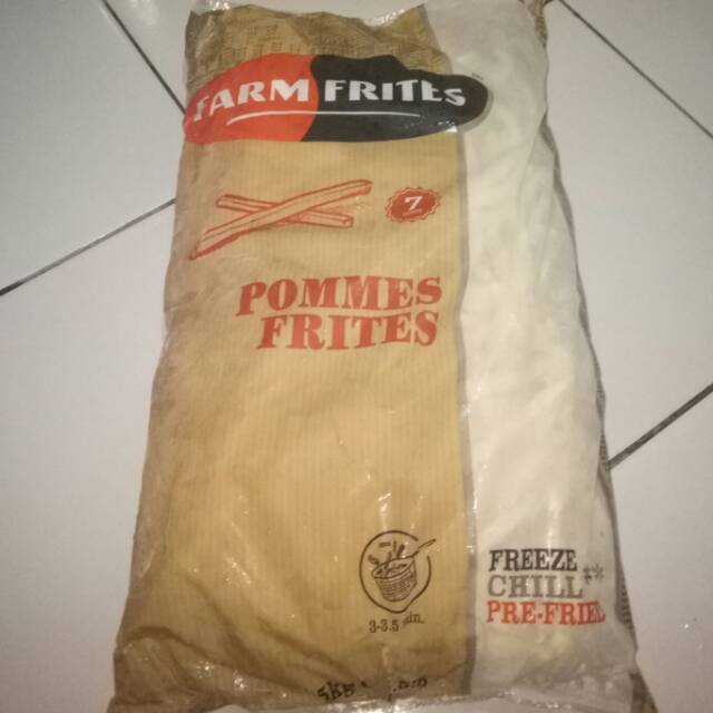 

Kentang farm frites pommes frites 2,5 kg