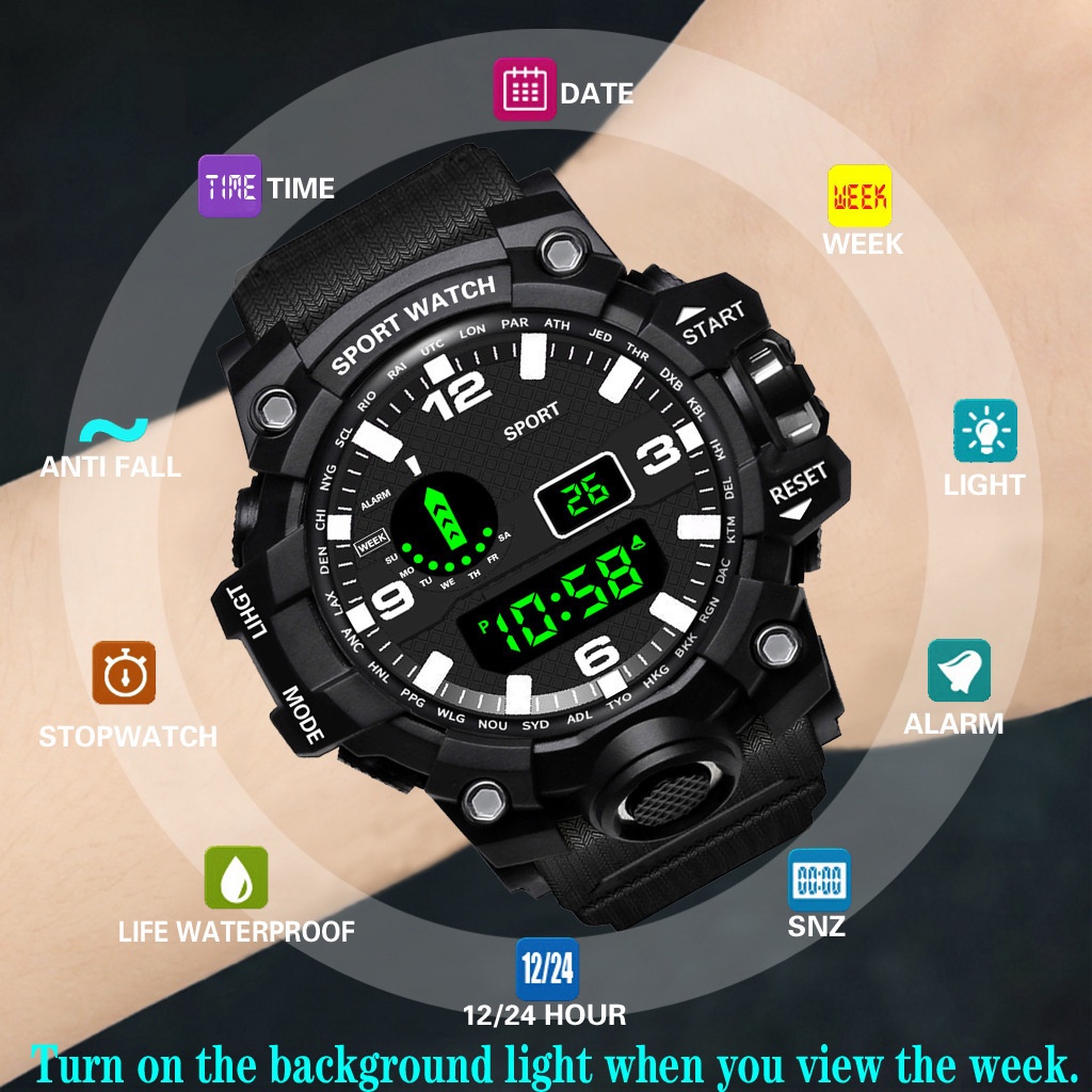 JAM TANGAN PRIA DIGITAL HONHX GW 1000 TERLARIS