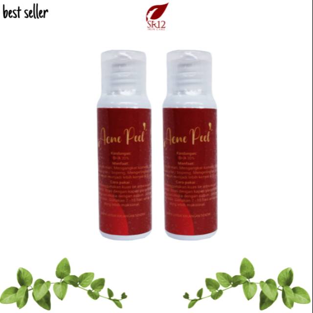 BEST SELLER SR12 ACNE PEEL by sr12_hsc CHEMICAL PEELING BHA 30% ATASI BOPENG SCAR WAJAH JD GLOWING