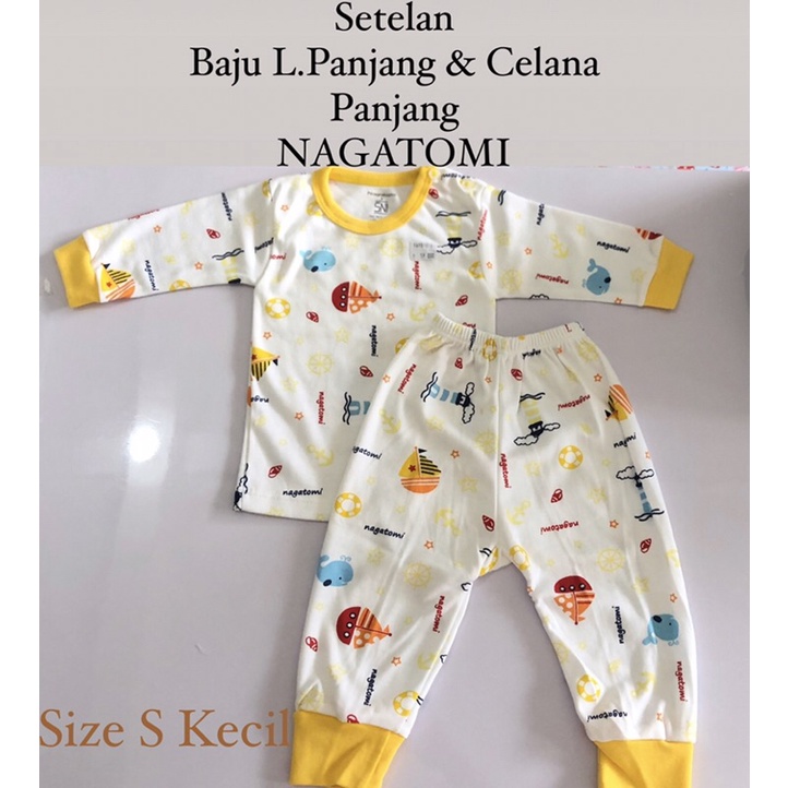 NAGATOMI Setelan Baju Celana & Baju Pendek Bayi Baru Lahir