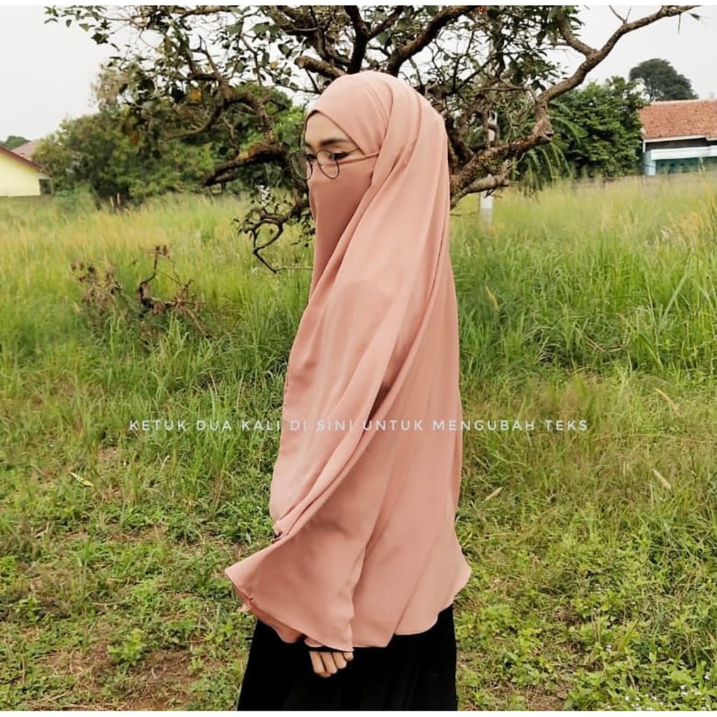 French khimar Jumbo / Gamis Basic Tisya