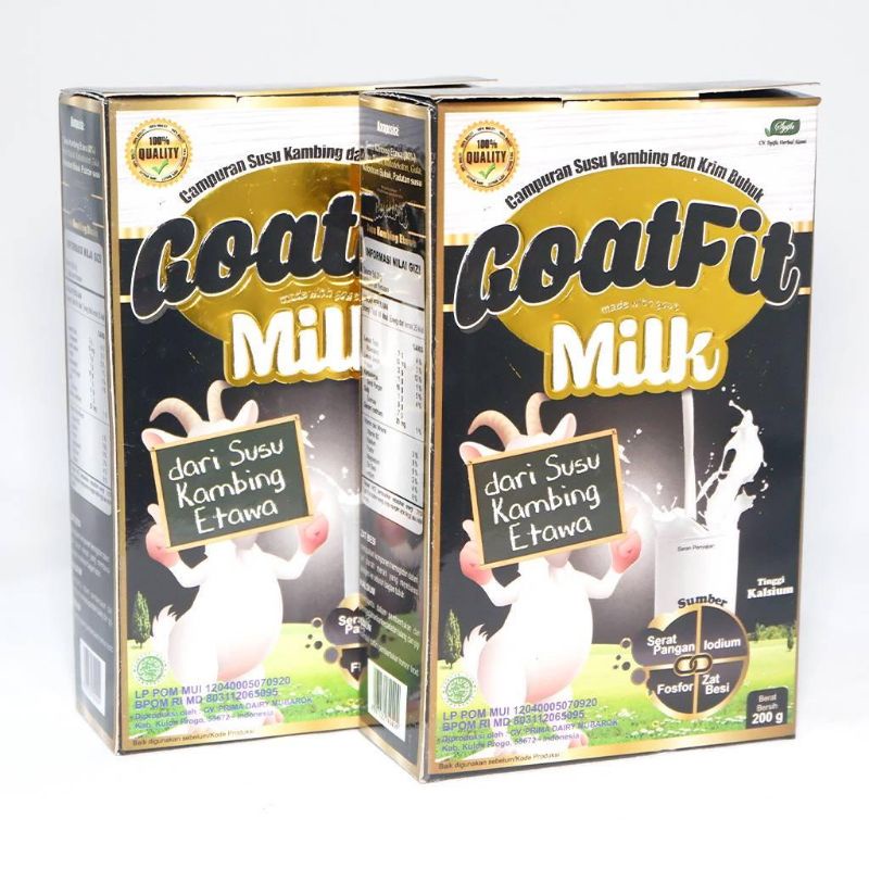 

SUSU KAMBING ETAWA GOATFIT KOLOSTRUM 250GR MANIS