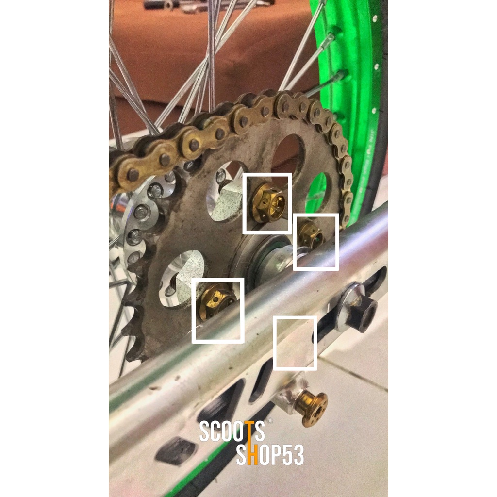 Baut probolt set gear tromol moto1 drag