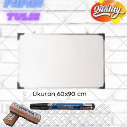 

PAPAN TULIS/ WHITE BOARD DUA SISI SPIDOL DAN KAPUR 60 X 90 CM