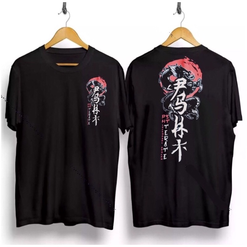 Kaos Distro Teratai Naga/Kaos PSHT/Kaos Naga PSHT