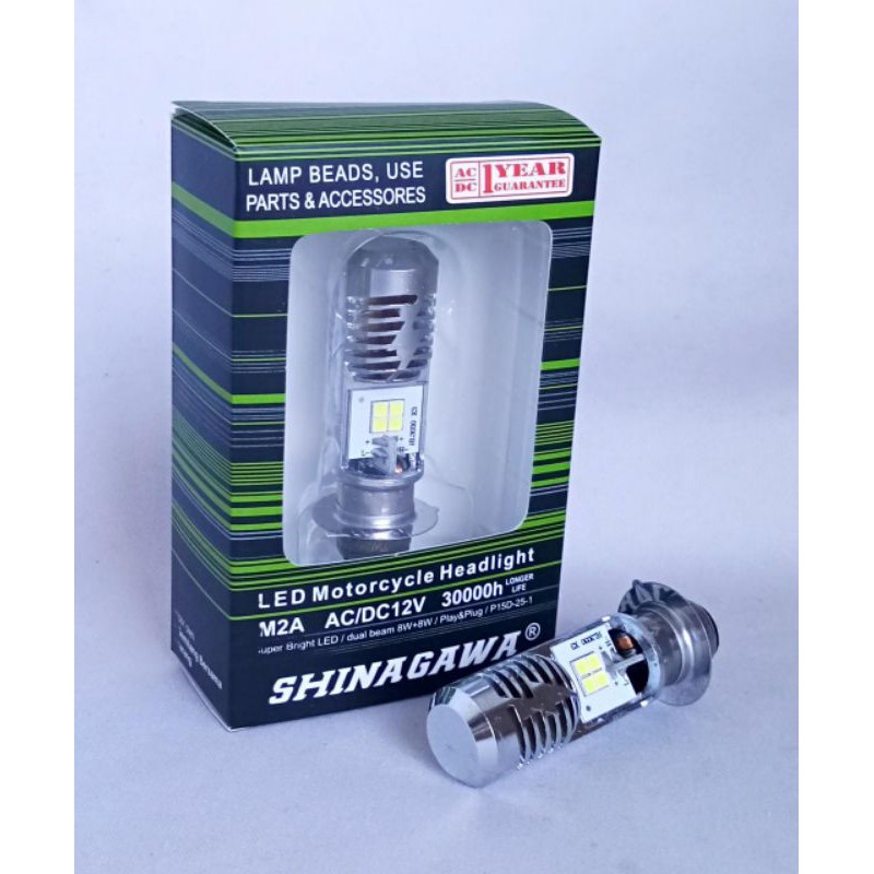 Lampu Depan SHINAGAWA H6 LED M2A AC/DC12 V30000h