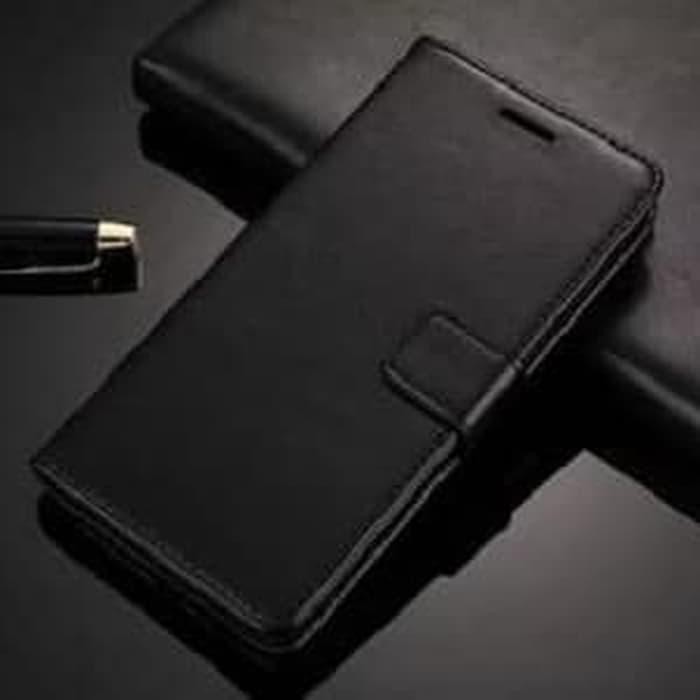 Flip Cover Samsung A30S Wallet Leather Case Samsung A30s Hitam