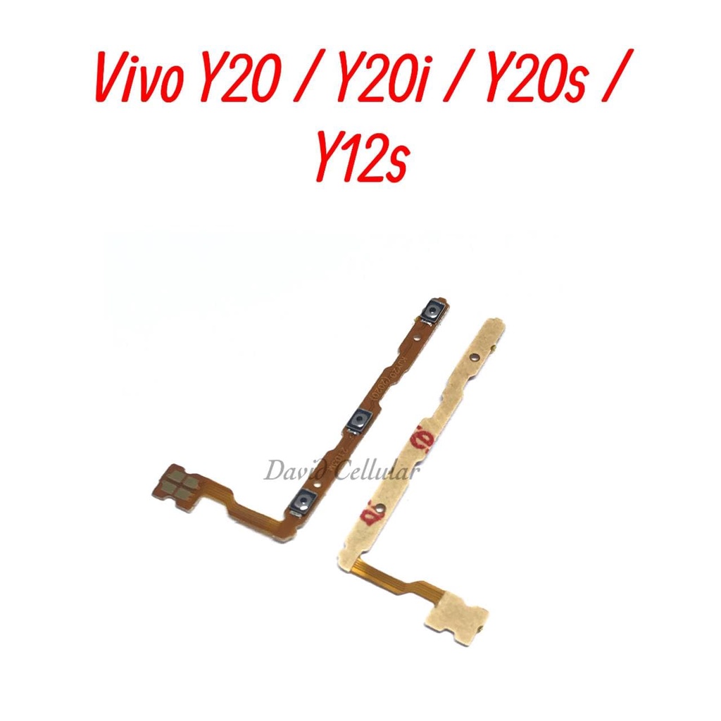FLEKSIBEL ON OFF VIVO Y20 / Y20i / Y20S / Y12S - TOMBOL DAYA ON OFF VOLUME