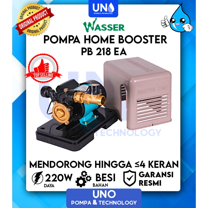 Mesin Pompa Pendorong Air Booster Pump Wasser PB-218 EA / PB 218 EA / PB218EA