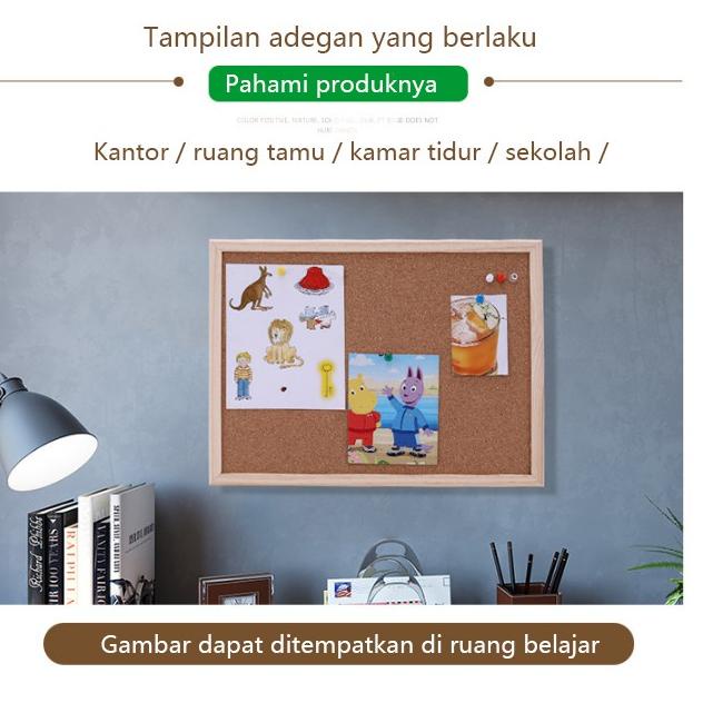 

Ready Message board Background Boardsend sticker cork message board Decorative Board With Frame Cork Board 09Q