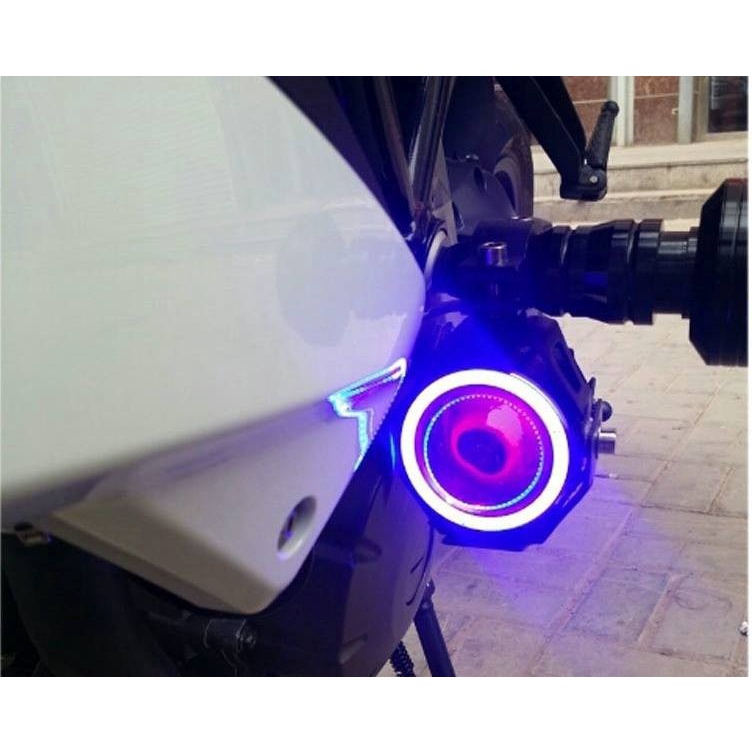 L008 | Lampu Sorot Tembak LED U7 Transformer Motor Scoopy Vario Nmax Aerox PCX CB 150R Vixion Xabre