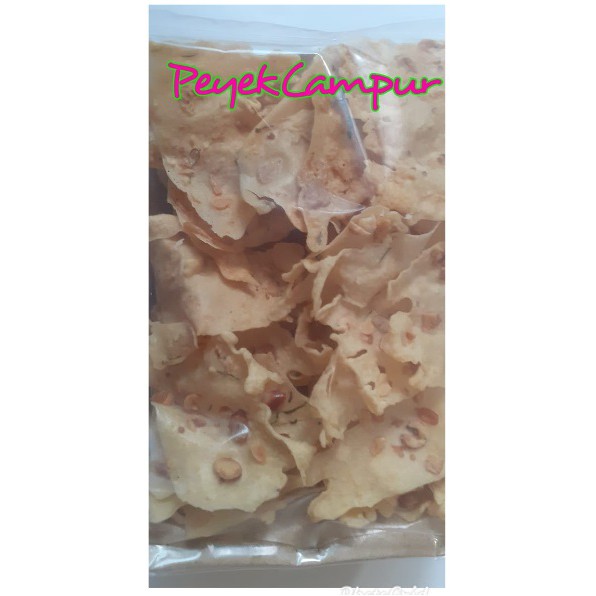 

Peyek Campur "Kacang+Rebon" (Plastik)