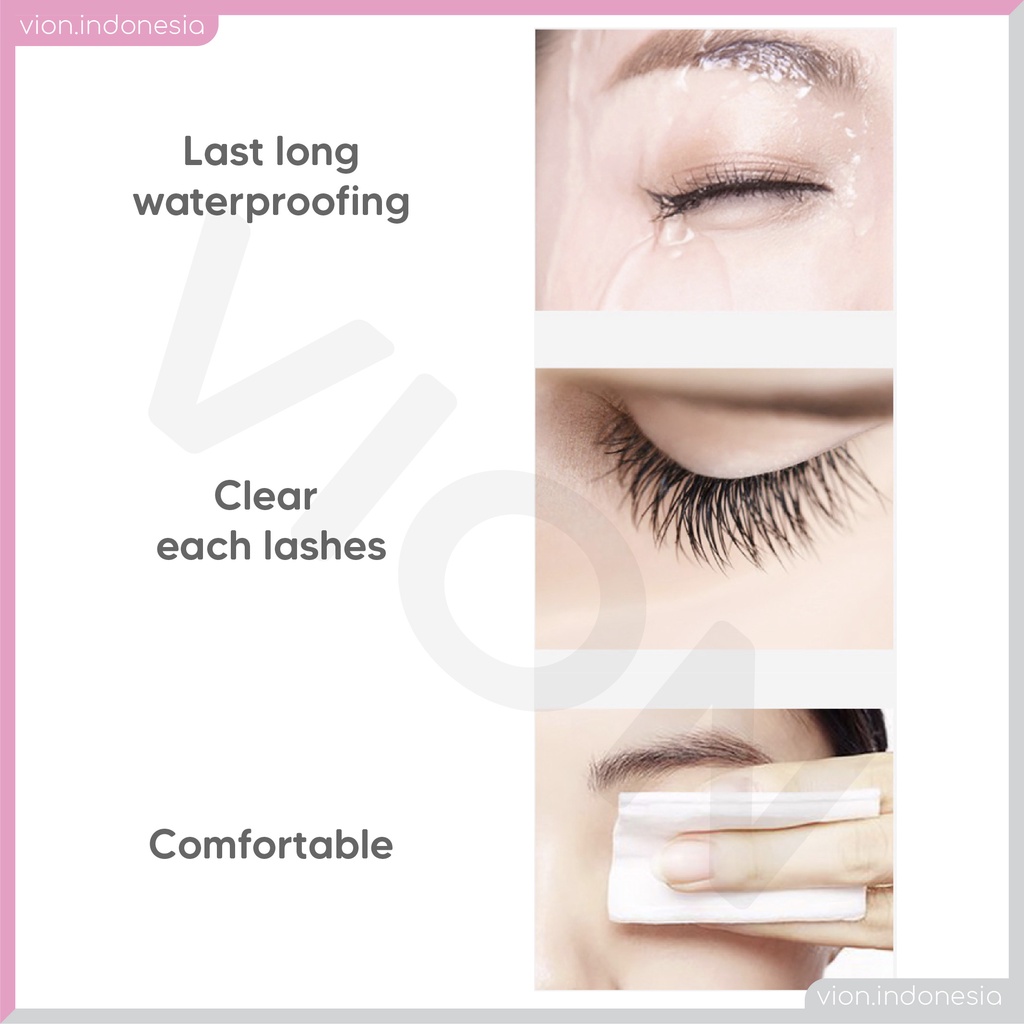 Super Curl Electric Eye Mascara 3D Keriting Tebal Tiga Warna Maskara LA003