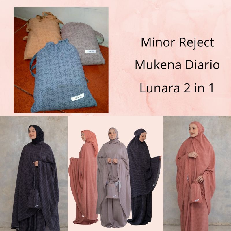 Minor Reject Mukena Diario Lunara 2 in 1