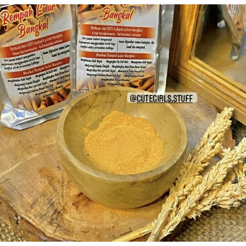 lulur rempah kayu bangkal khas banjarmasin