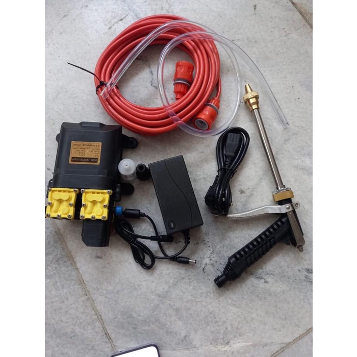Set Alat Steam Pompa Dc Mesin Cuci Ac Motor Mobil Steam Power Sprayer