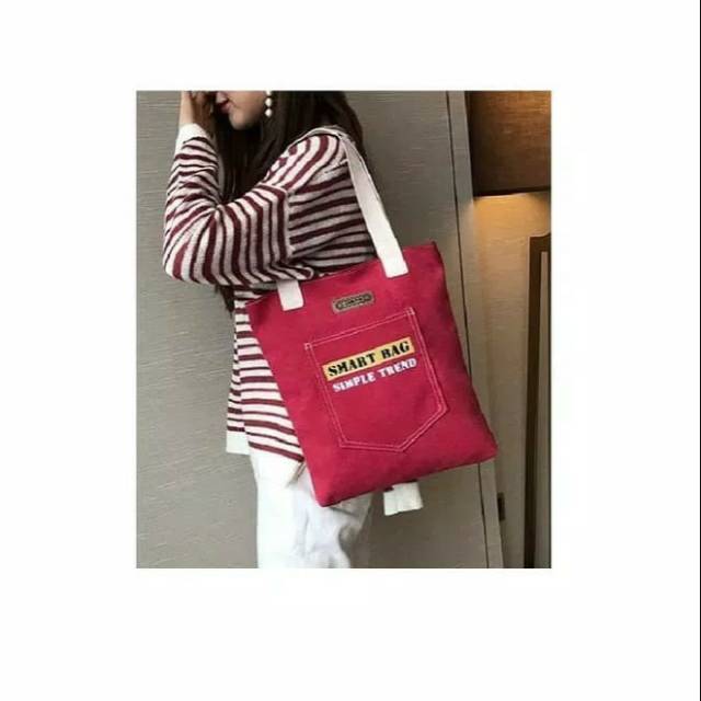 TAS JEANS / TAS DENIM / DENIM TOTE BAG / TOTE BAG / TAS SELEMPANG / TAS SLEMPANG