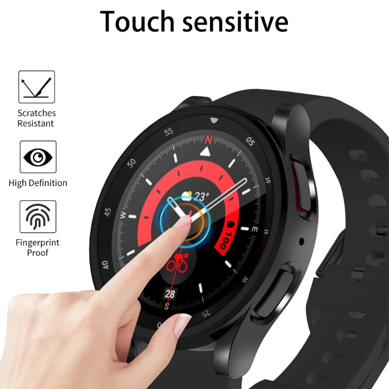 Zzz Casing Pelindung Layar Smartwatch Bahan TPU Anti Gores