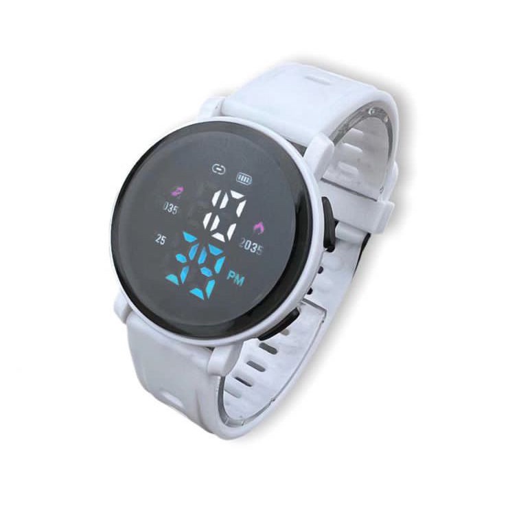JAM TANGAN PRIA WANITA ANTI AIR  LED DIGITAL WATCH M1200 STRAP RUBBER