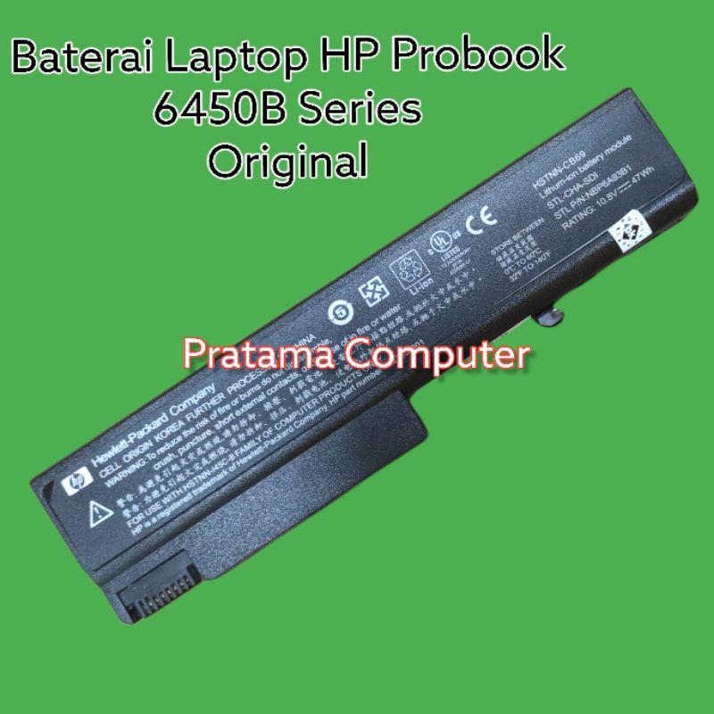 Baterai Battery Original HP probook 6440b 6450b Series / Compaq Business Notebook 6500b / elitebook 6930p TD06