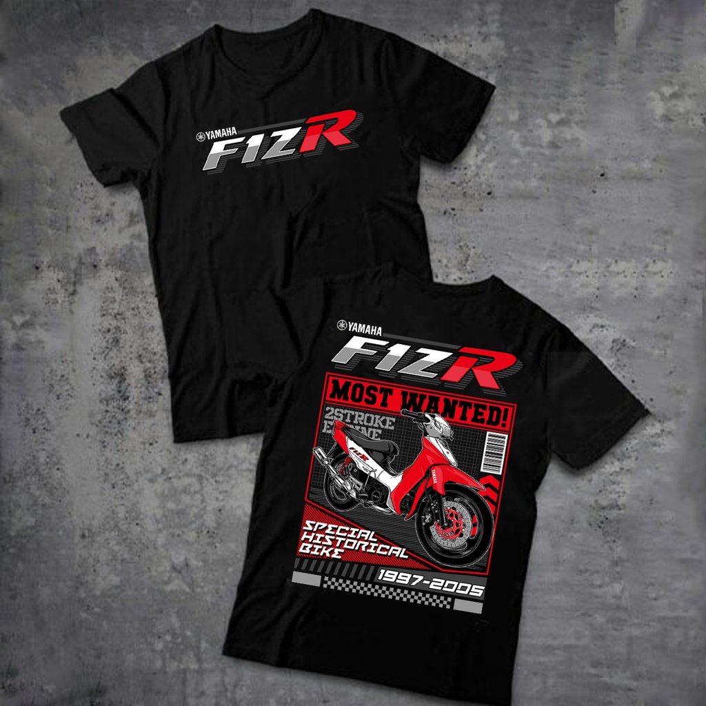 kaos F1ZR / kaos motor F1ZR / baju F1ZR / baju motor F1ZR / kaos otomotif hitam 2