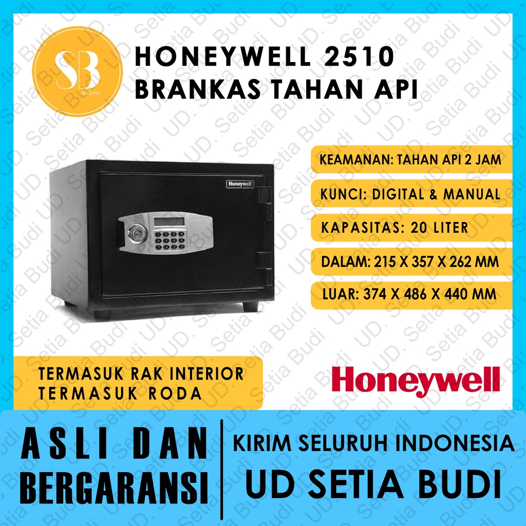 Brankas Honeywell 2510 Asli dan Bergaransi