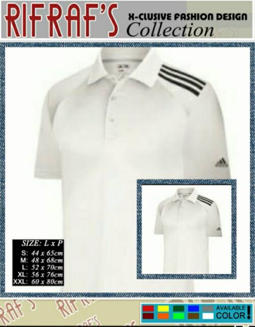 ADIDAS - Poloshirt / Kaos kerah - Berkerah / Kaos polo