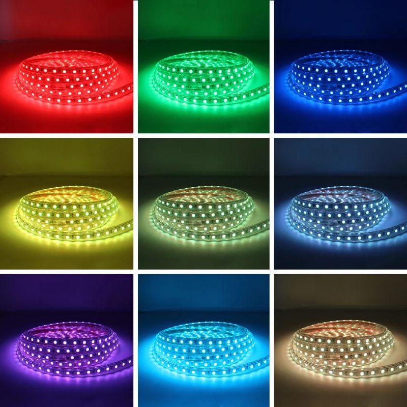 NEW LED SELANG 10M 20M RGB REMOTE 220V SIAP PAKAI WARNA WARNI