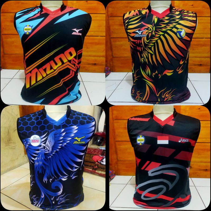 BAJU VOLI SINGLET.BAJU VOLI PRINTING.