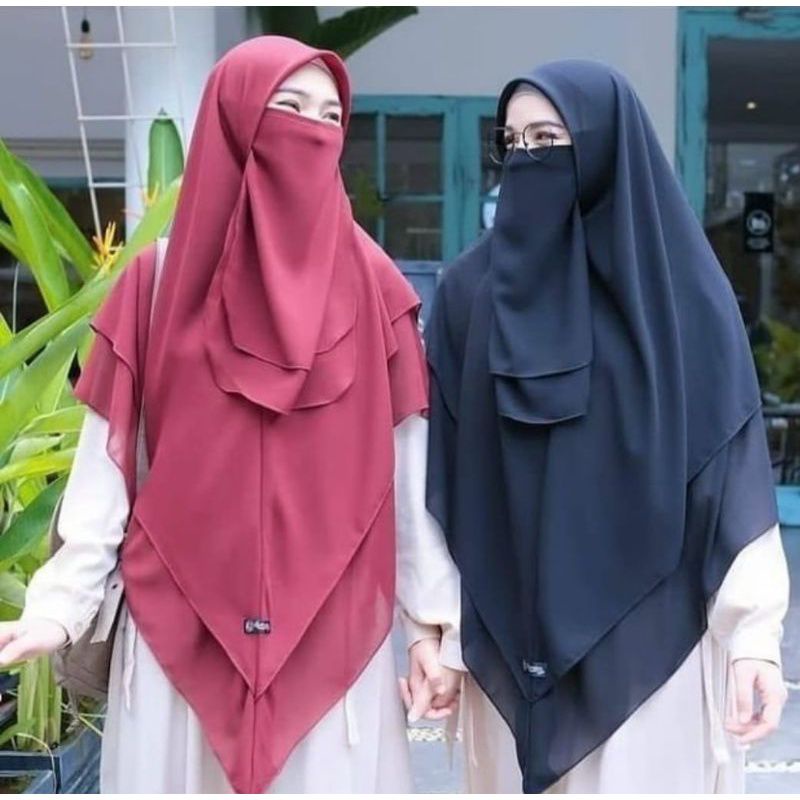 khimar jumbo 2layer