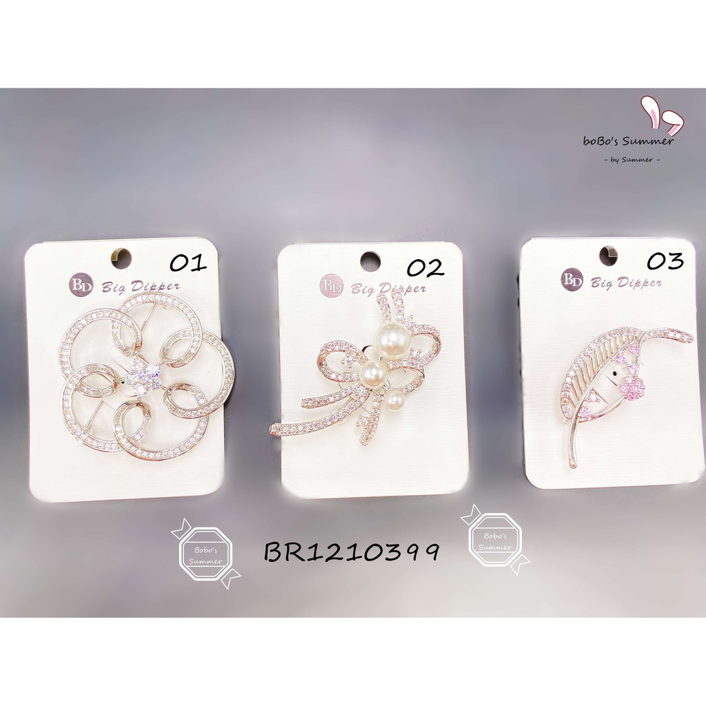 Bros Silver Fashion Mutiara Permata Motif Aksesoris Hijab Fashion Impor Style Korea Brooch Premium