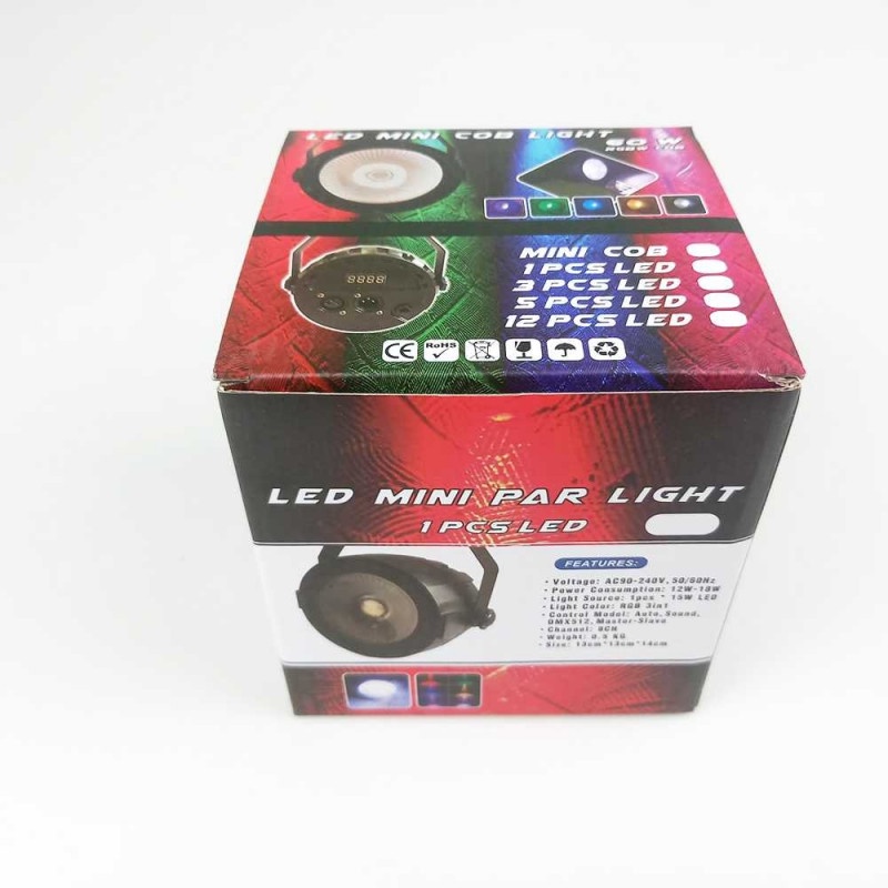 Lampu Sorot LED RGB DMX Panggung Disko Party Cafe 12W Remote