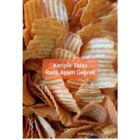 

Keripik Talas Rasa Ayam Geprek 250gr - Snack Lezat