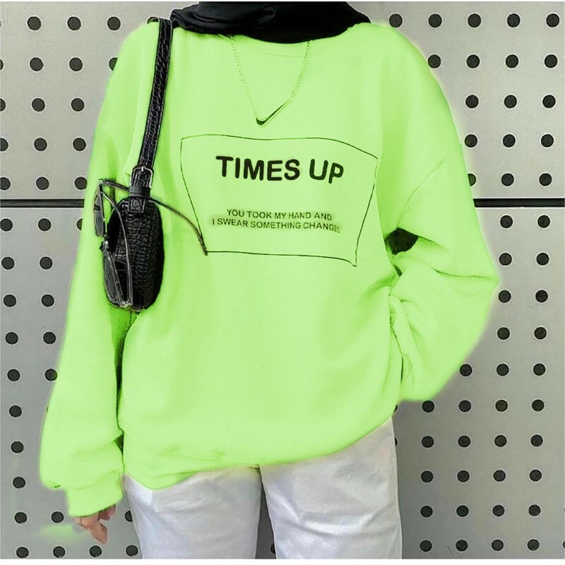 SWEATER WANITA TIMES UP-AVOCADO