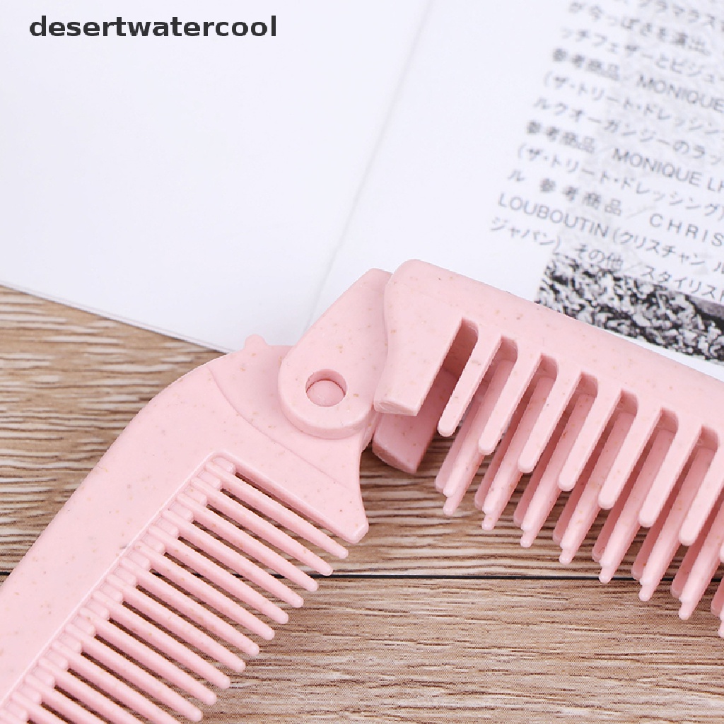 Deid 1pc Sisir Rambut Lipat Anti Statis Portable Untuk Travel