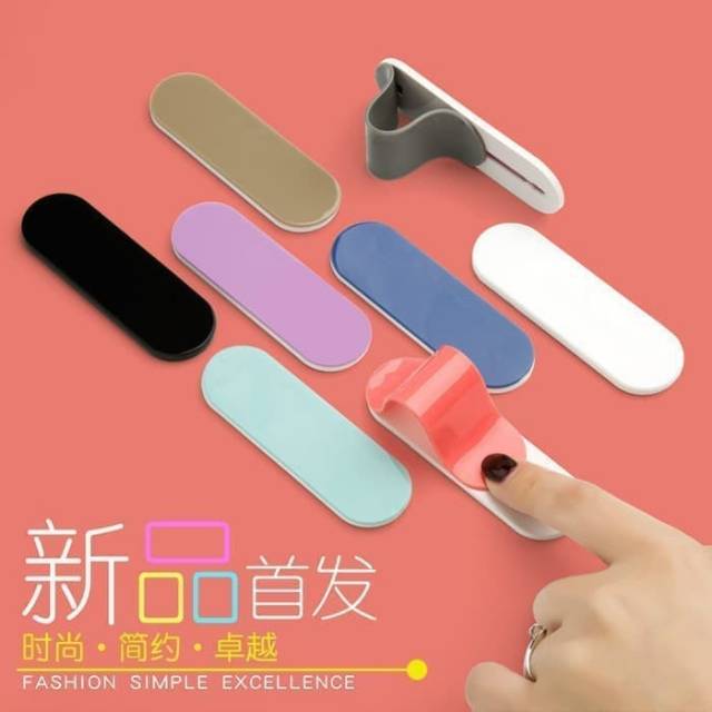 Pita Multifungsi Hp Original Universal Multi Band Finger Handphone Smart Grip u shaped iring silicone holder desk stand meja ponsel