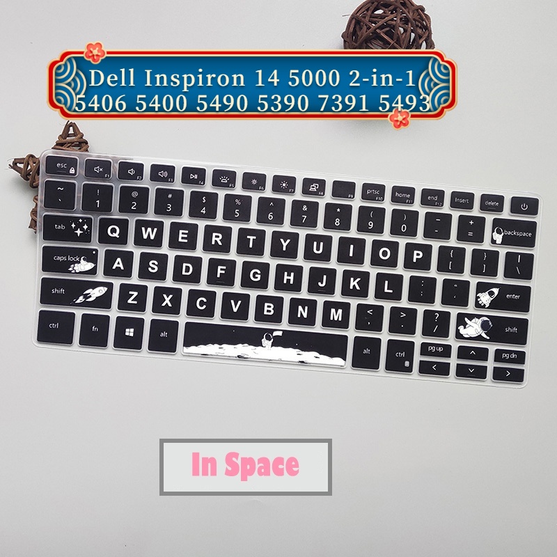 Cover Keyboard Bahan Silikon Ukuran 14 Inch Untuk Dell Inspiron 14 5000 2-in-1 5406 5400 5490 5390 7391 5493 Dell Latitude 3301