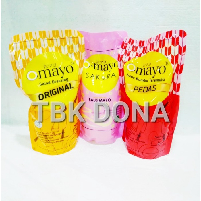 

Siap Kirim Omayo Mayonnaise Original / Pedas / Sakura 1Kg - Sakura