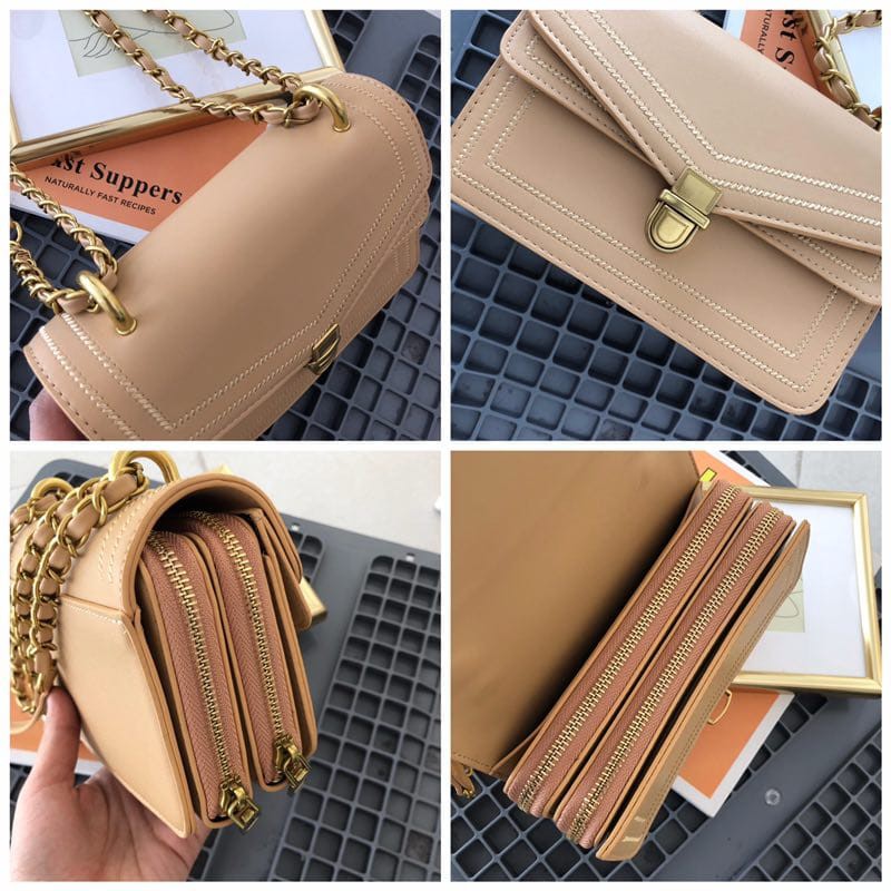 [Populer] #18152 Tas selempang wanita sling bag cewe 2 sisi bahan sangat bagus import
