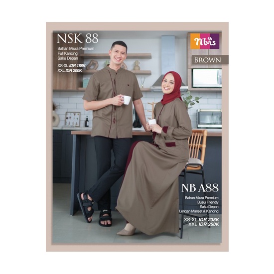 COUPLE 88 NIBRAS 2021 BROWN