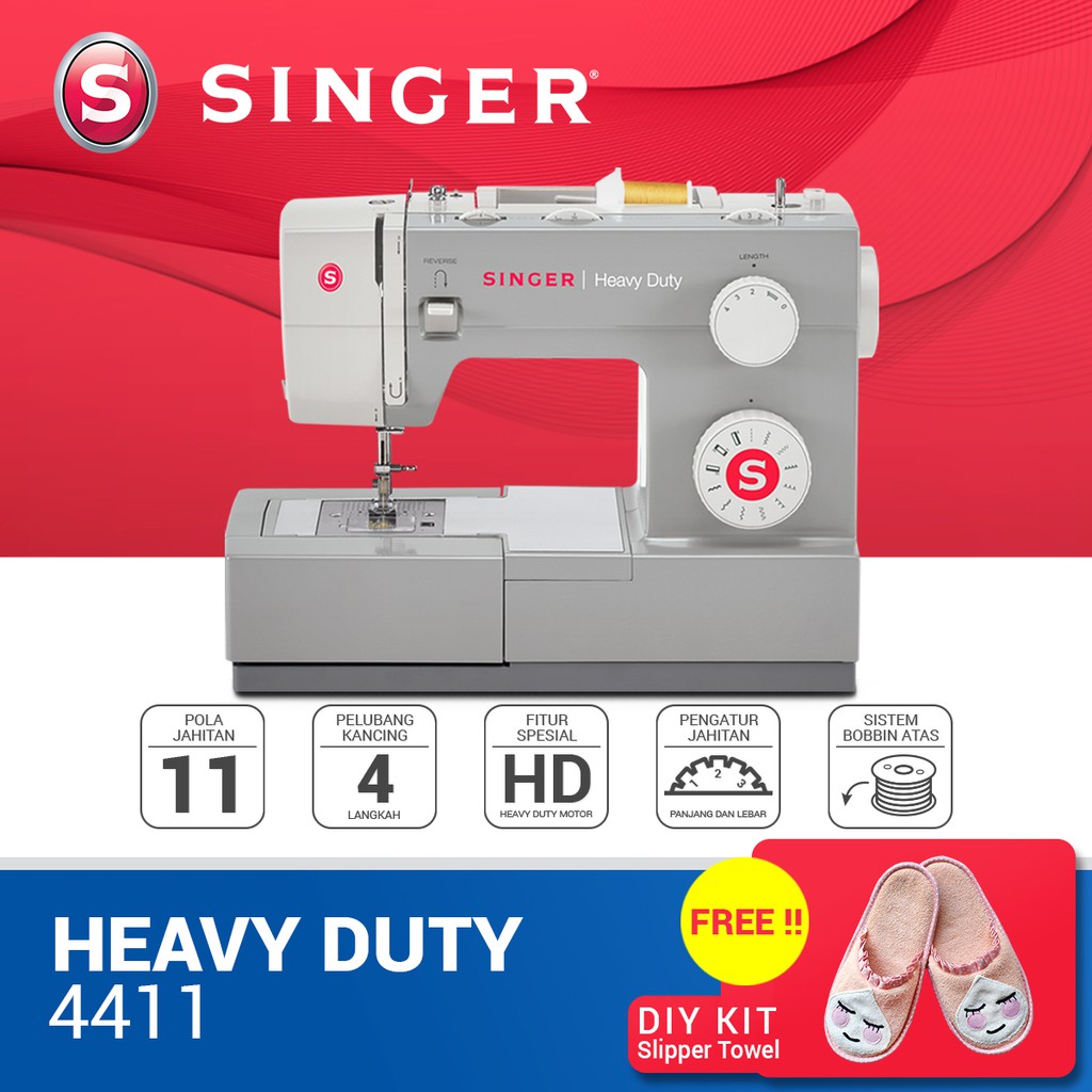 SINGER Heavy Duty 4411 Mesin Jahit Portable