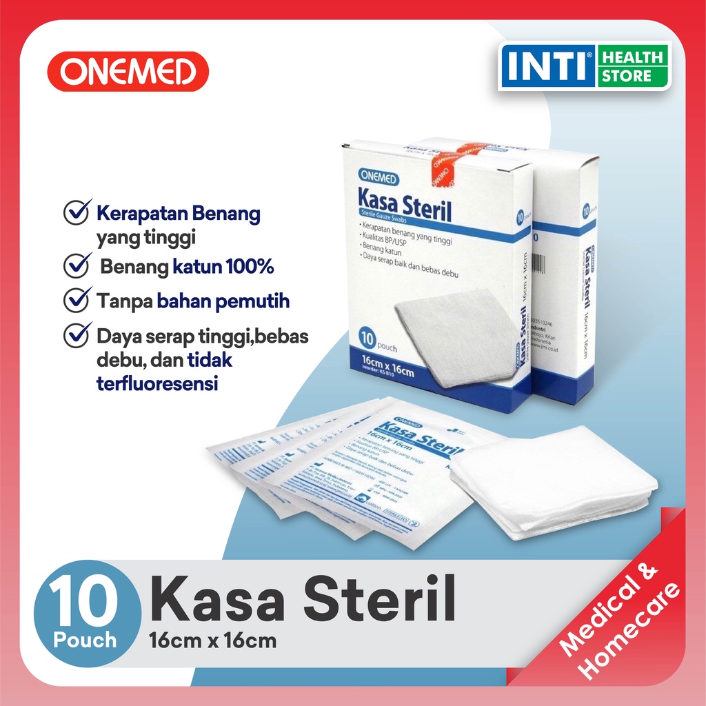 Onemed | Kasa Steril 16x16 Isi 10