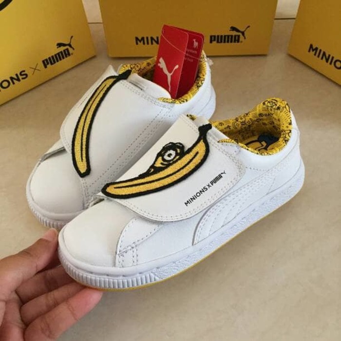 Sepatu Anak - Pumaxminions Puma Kids Minions Dandelion Original turun harga 22 4