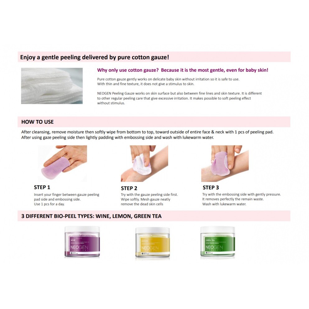 Neogen Dermalogy Gauze Peeling (30 Pads)